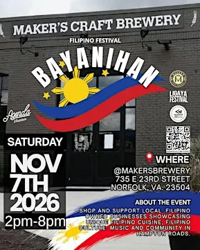 BAYANIHAN FILIPINO FESTIVAL❤️ SAT NOV 7TH 2-8PM