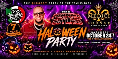 The REWIND PARTY 7 YR ANNIVERSARY & HALLOWEEN BASH ft DJ FRANKIE CUTLASS