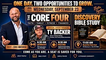 The Core Four Meeting on Wednesday September 23rd