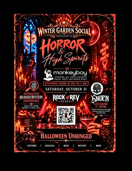 HORROR & HIGH SPIRITS: HALLOWEEN UNHINGED