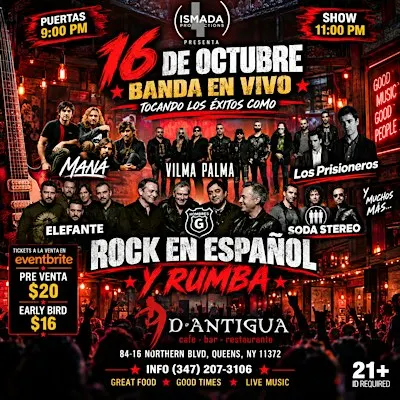 Rock en Español & Rumba en Queens | Banda en Vivo