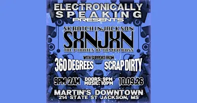 Electronically Speaking Series : Scratchin Jackson, 360 Degrees, DJ Scrap D