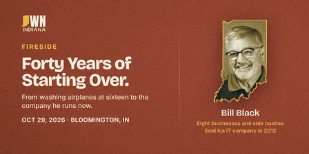 Forty Years of Starting Over: A Fireside for Bloomington Business Owners