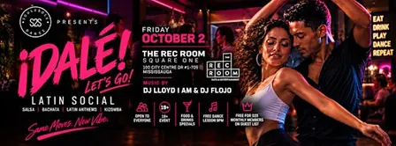 ¡DALE! Mississauga Latin Social at the Rec Room