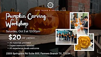 Pumpkin Carving Workshop