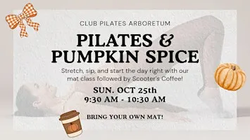 Mat Pilates & Pumpkin Spice