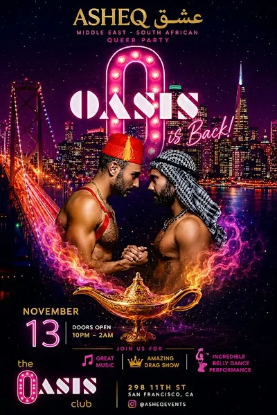 ASHEQ - The Middle East/North African LGBTQ+ Dance Party