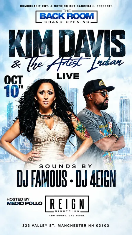Kim Davis & The Indian Live @ reign