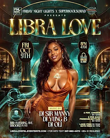 Libra Love Friday Night Lights Edition at Mama Taco EVERYONE FREE w/RSVP