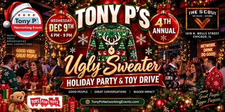 Tony P's Ugly Sweater Holiday Party @ The Scout: Wednesday December 9th