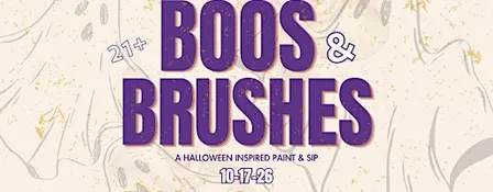 Boos & Brushes - A Halloween Paint and Sip
