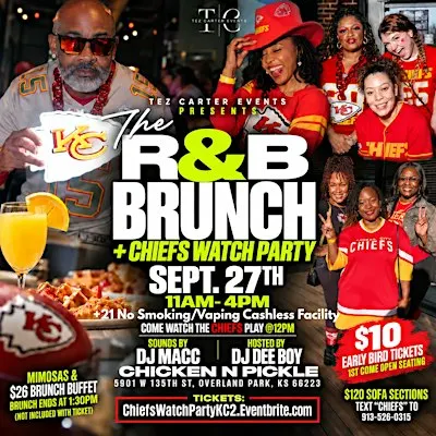 The R&B Brunch + Chiefs Watch Party