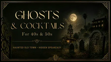 Friendzy Ghosts & Cocktails | Old Town Ghost Tour + Speakeasy | 40s & 50s