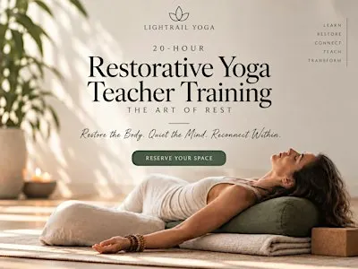 Restorative Yoga Certification/ 2 Day Training!!!