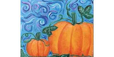 Pretty Plump Pumpkins - Paint and Sip in Sacramento | Classpop!™