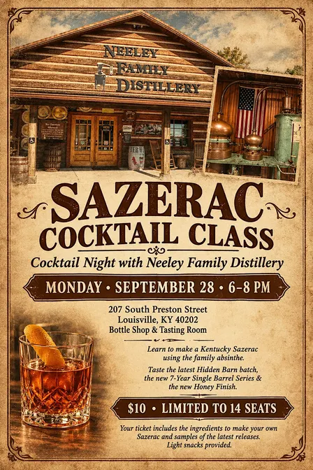 SAZERAC COCKTAIL CLASS