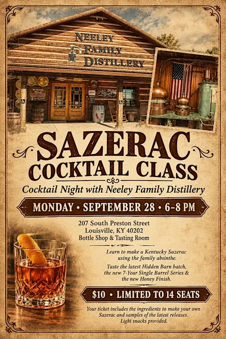 SAZERAC COCKTAIL CLASS