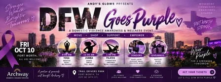 DFW goes purple