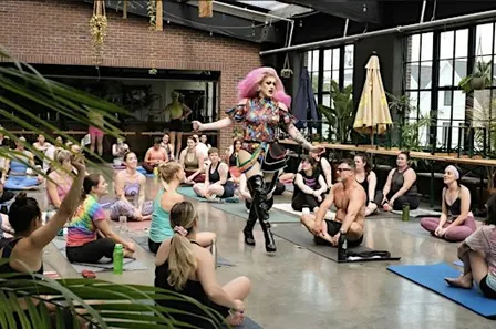 HALLOWEEN DRAG + YOGA