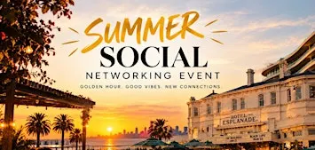 Summer social networking event at the Esplanade