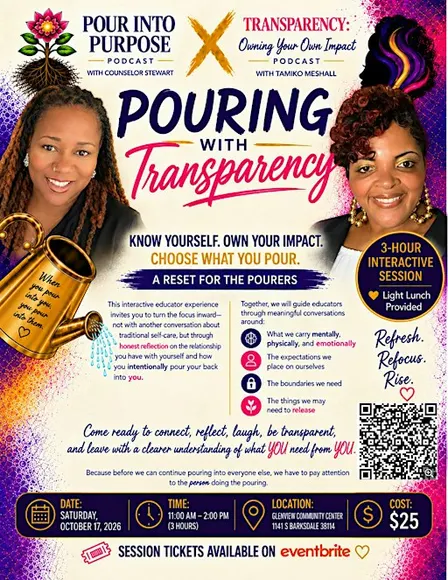 Pour Into Purpose Meets Transparency