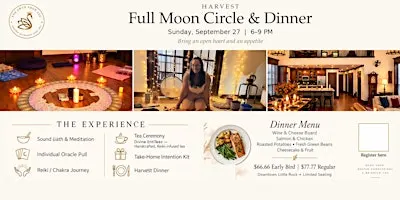 Harvest Full Moon Circle&Dinner