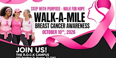 Breast Cancer Awareness Walk-A-Mile at The R.O.C.K
