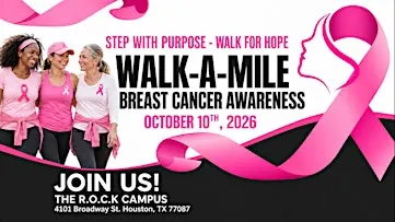 Breast Cancer Awareness Walk-A-Mile at The R.O.C.K