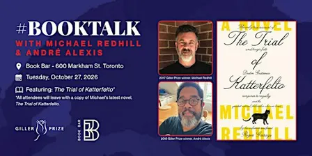 #BookTalk with Michael Redhill and André Alexis
