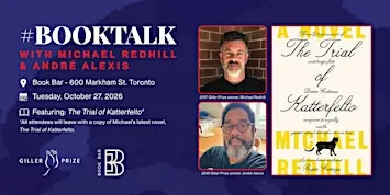 #BookTalk with Michael Redhill and André Alexis