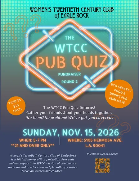 Return of the WTCC Pub Quiz!