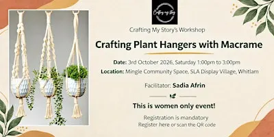 Crafting Plant Hangers with Macrame.