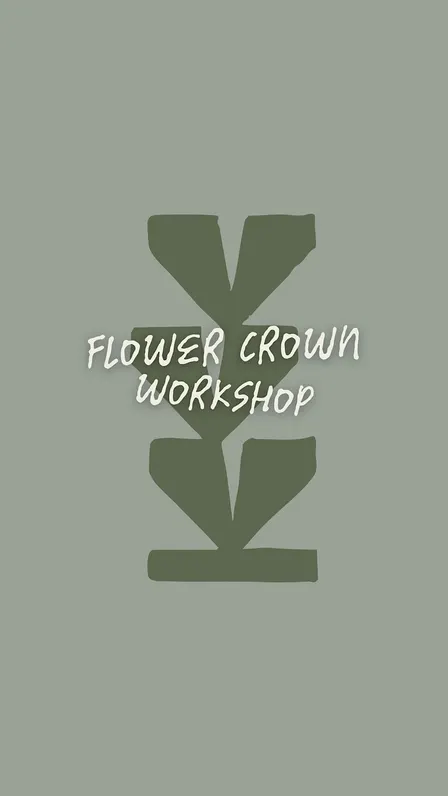 Kids Flower Crown Workshop