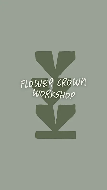 Kids Flower Crown Workshop