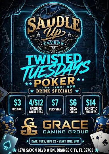 Saddle up, it's time to shuffle up and deal! ♠️