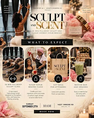 Sculpt and Scent - Full Body Sculpt and Sugar Scrub Making Experience!