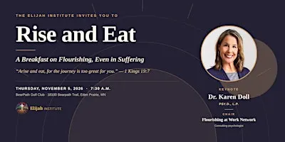 Rise and Eat: A Breakfast on Flourishing, Even in Suffering