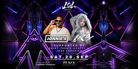 SAT 26 SEPT - LOL SATURDAYS @ PLAZA HOTEL