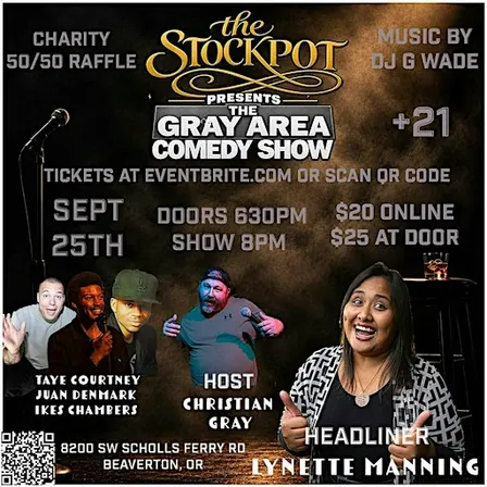 The Gray Area Comedy  Show - Lynette Manning