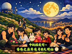 中秋輕夜行  ~ 香港之巔齊追月@大帽山