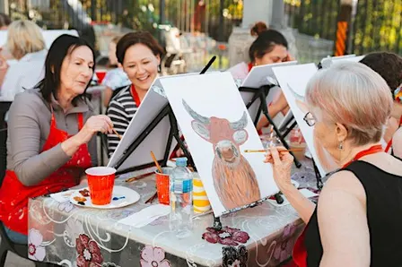 Paint & Sip Workshop - Springtime Bunny