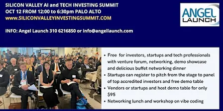 Silicon Valley AI/Tech Investing Summit and VIP Investor Dinner
