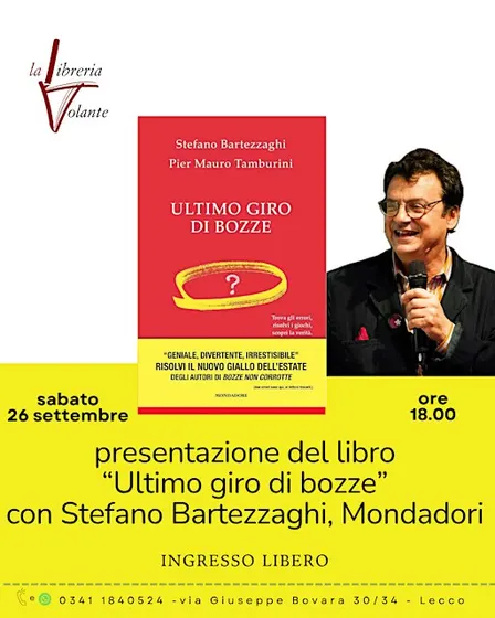 Stefano Bartezzaghi "Ultimo giro di bozze" Mondadori