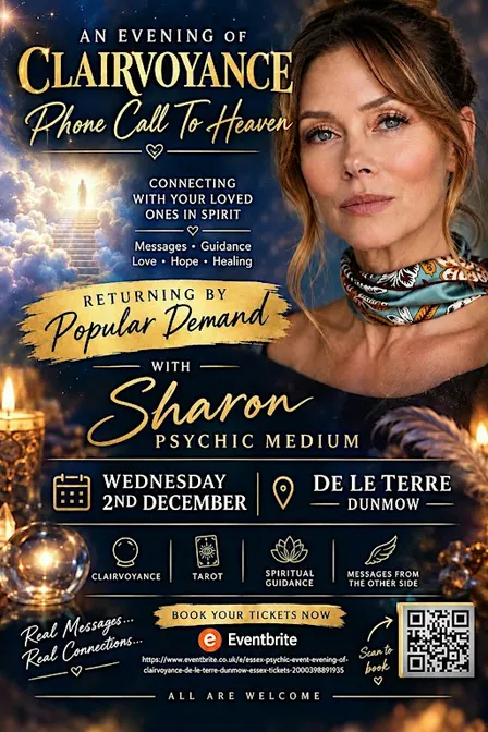Essex Psychic Event  / Evening Of Clairvoyance / De Le Terre Dunmow Essex