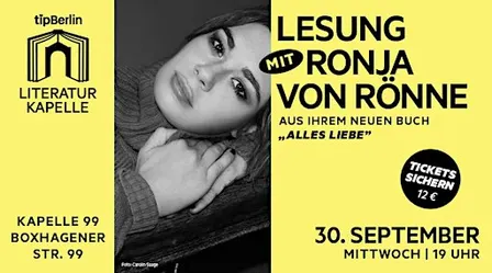 tipBerlin Literaturkapelle mit Ronja von Rönne