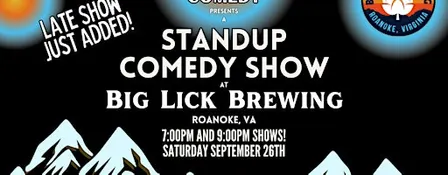 Standup Comedy at Big Lick Brewing! (Roanoke, VA)