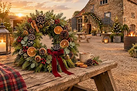 Christmas Wreath Workshop at Owd Barn