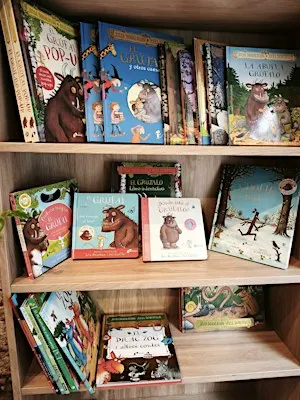 Cuentacuentos (Libros de Julia Donaldson & Axel Scheffler) y Chocolatada