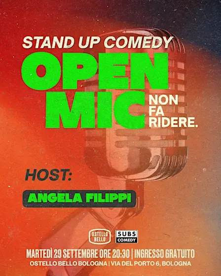 Stand-up Comedy • Open Mic • Ostello Bello Bologna