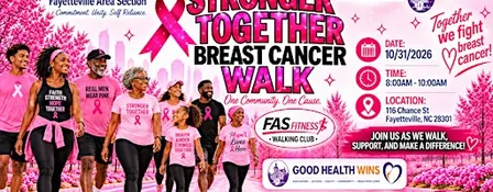 Stronger Together: Breast Cancer Walk 2026